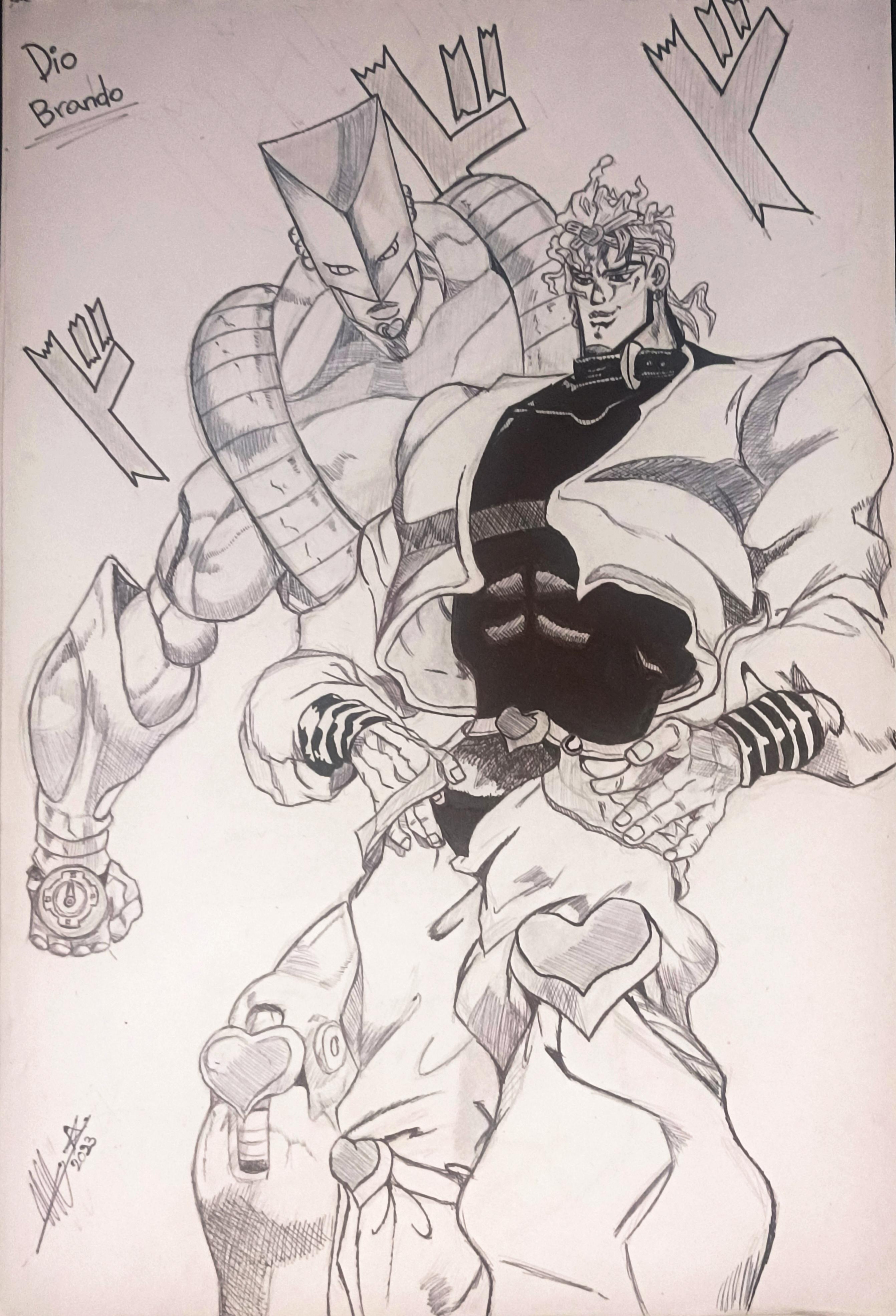 dio brando dibujo