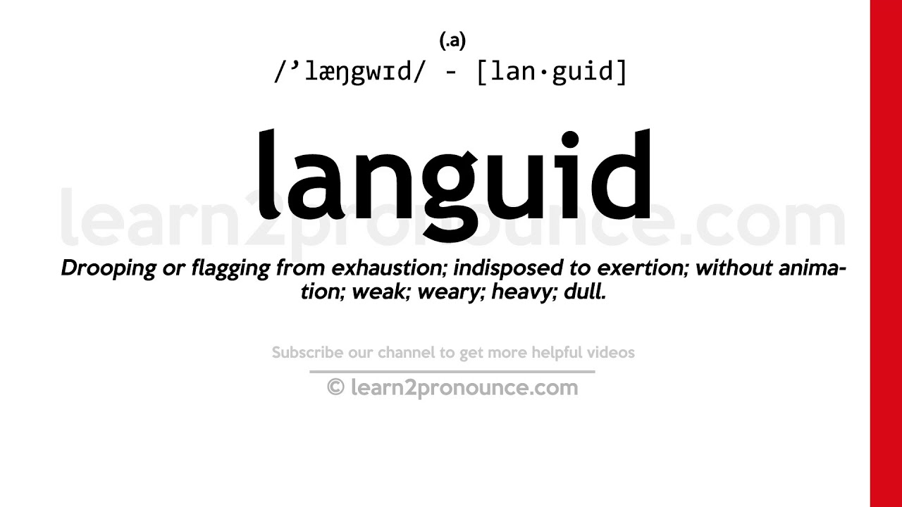 languidly meaning