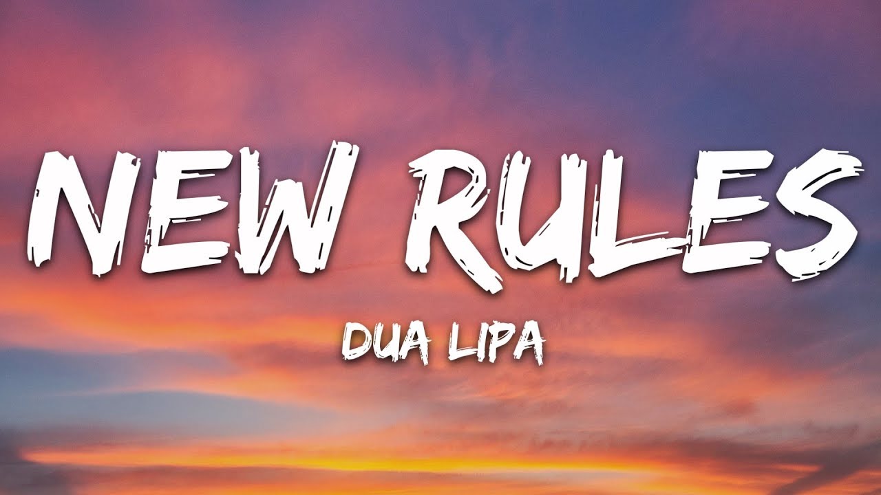 dua lipa new rules lyrics