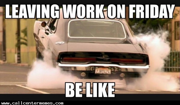 friday leaving work meme