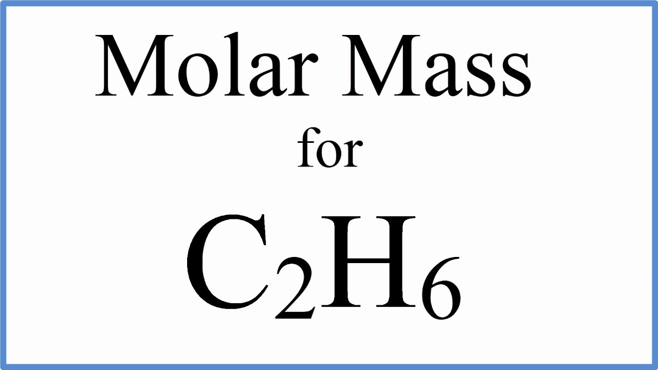 ethane molecular mass