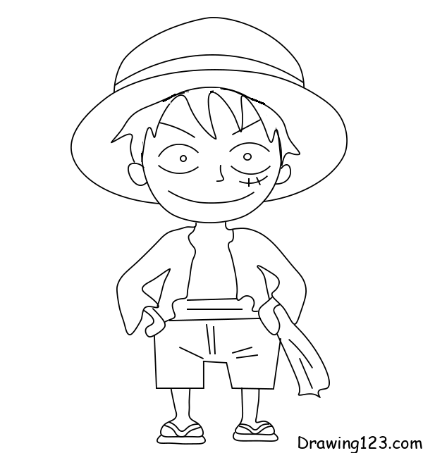 one piece drawing easy