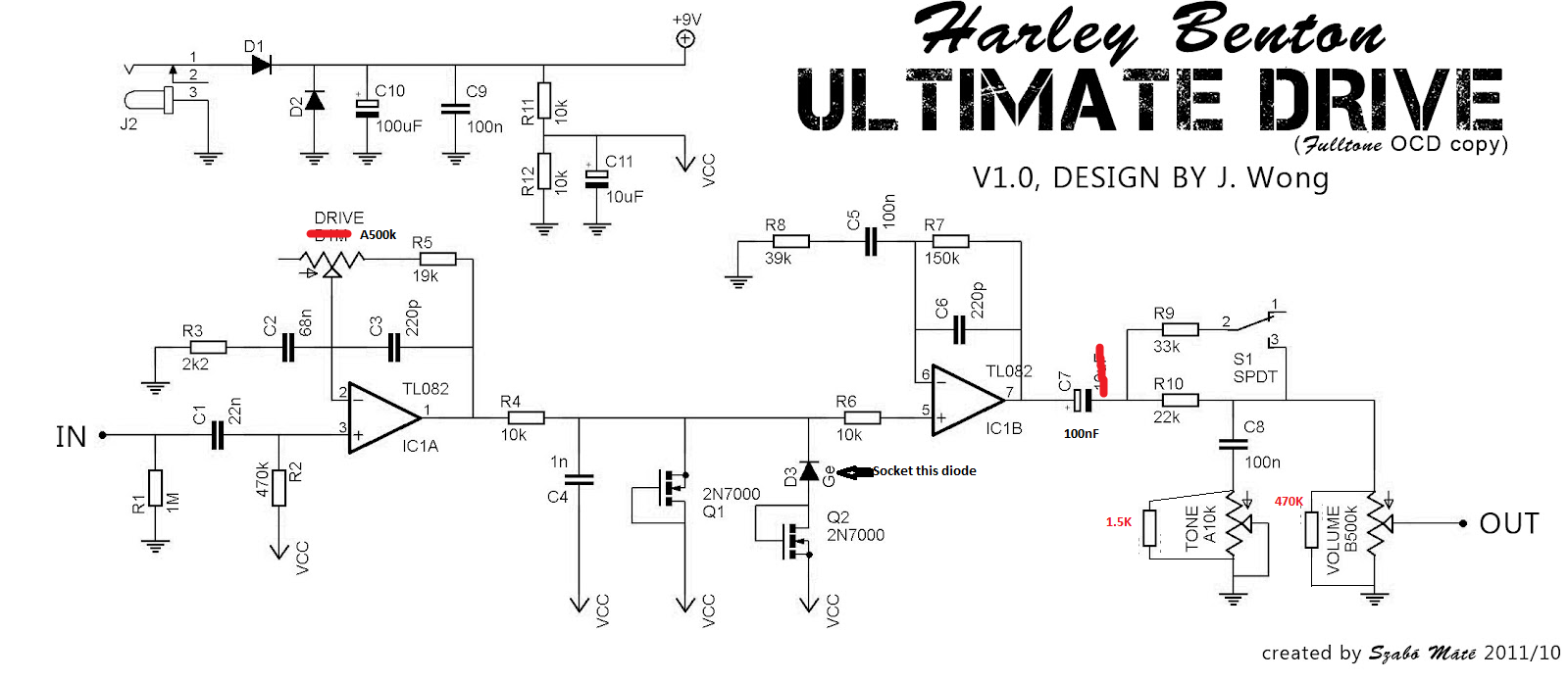 joyo vintage overdrive schematic