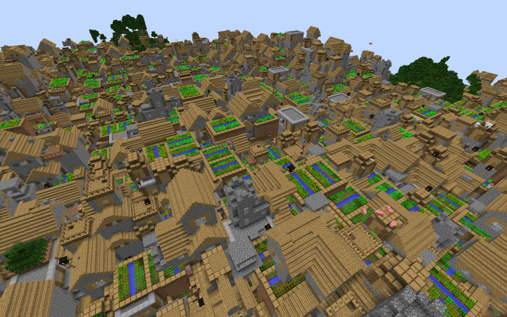 large village seed minecraft