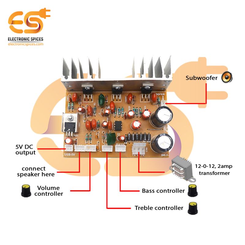 tda2030 2.1 amplifier board