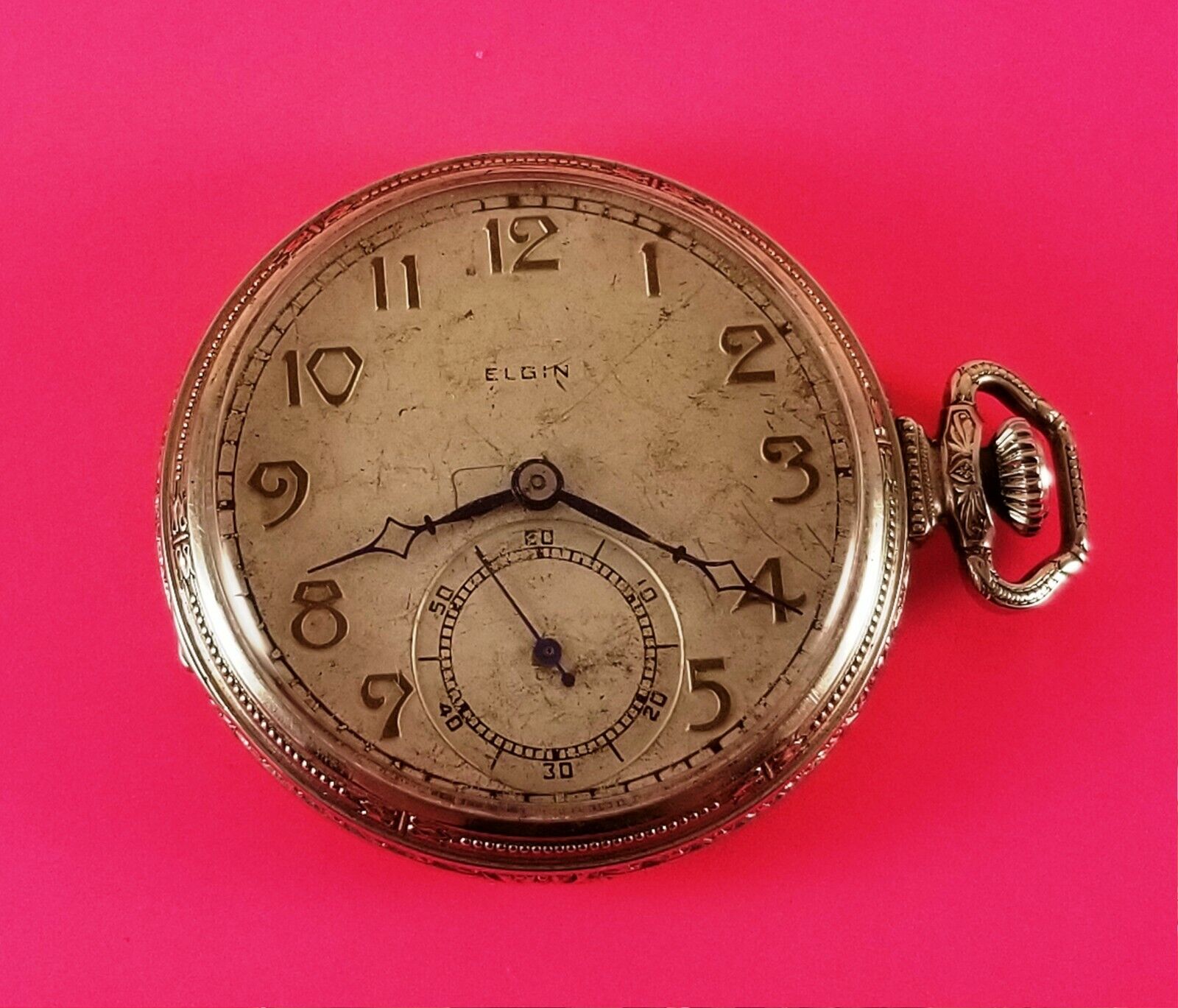 antique elgin pocket watch