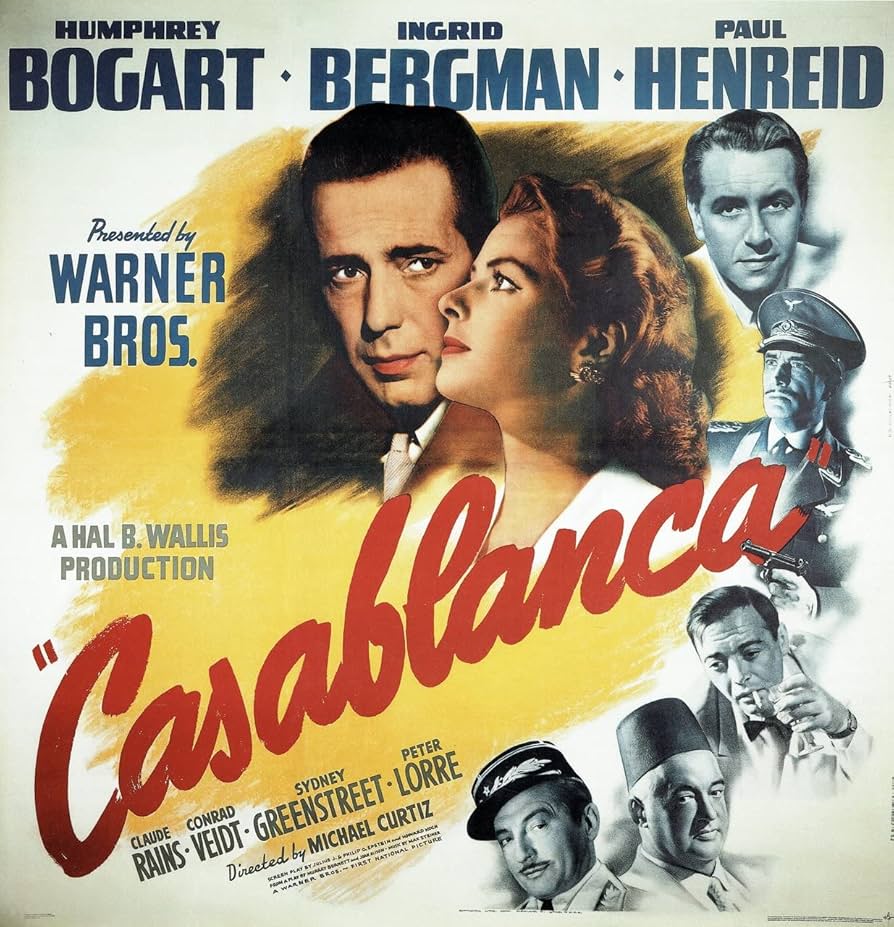 casablanca 1942 poster