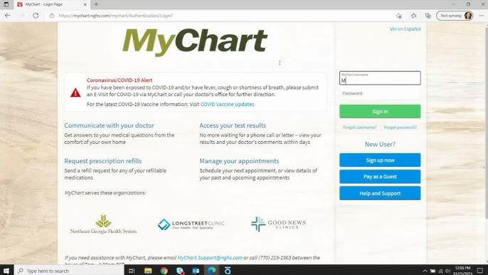 umass memorial my chart login