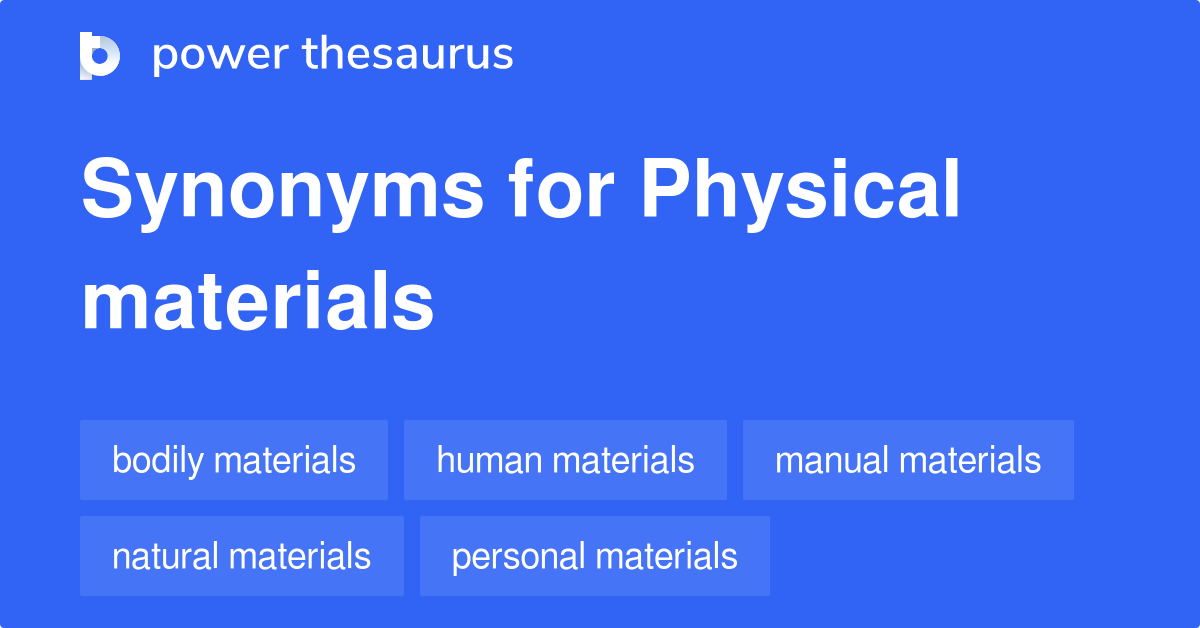 physical thesaurus