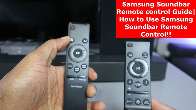 samsung soundbar remote volume not working