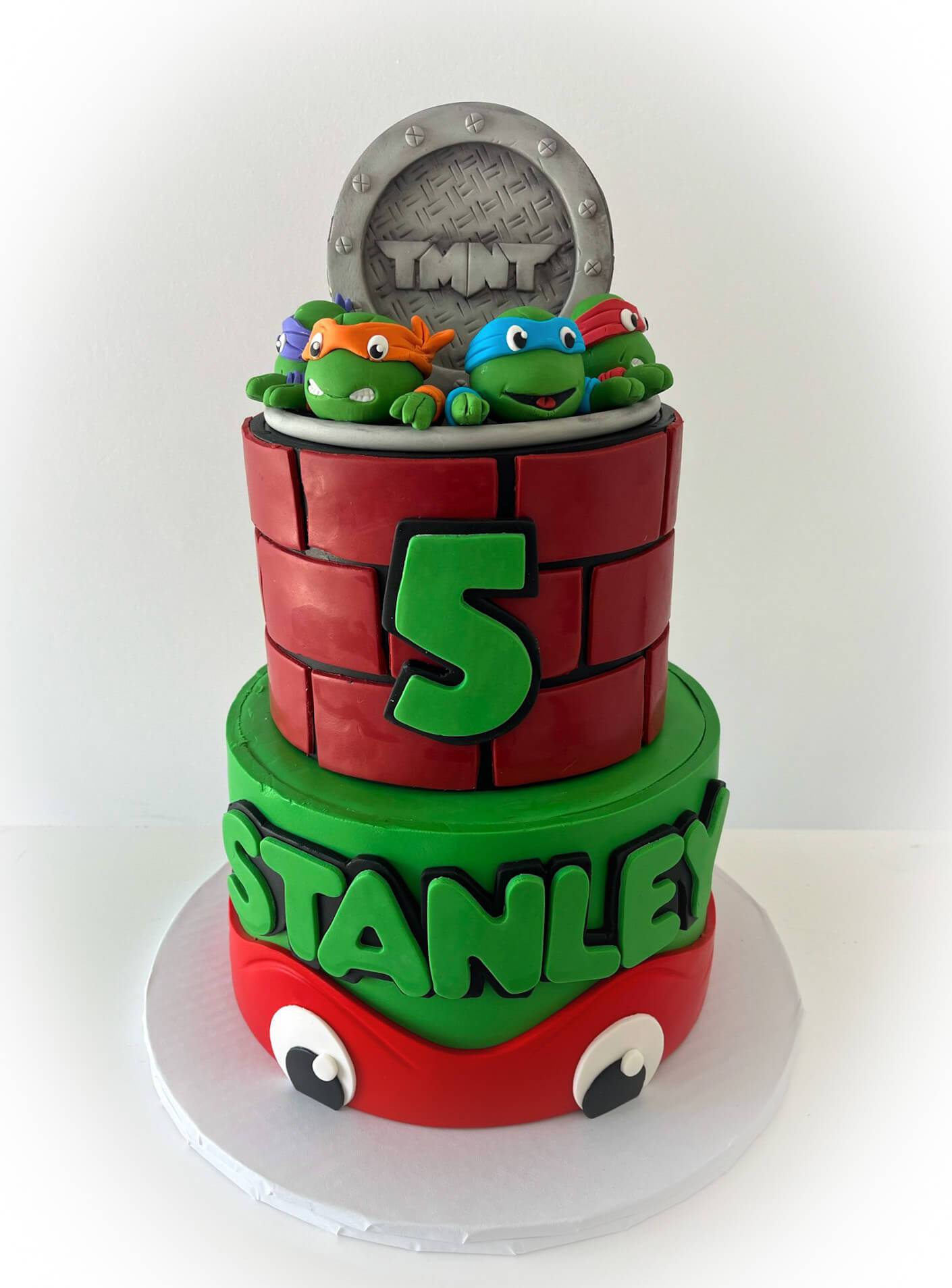 tmnt birthday cake