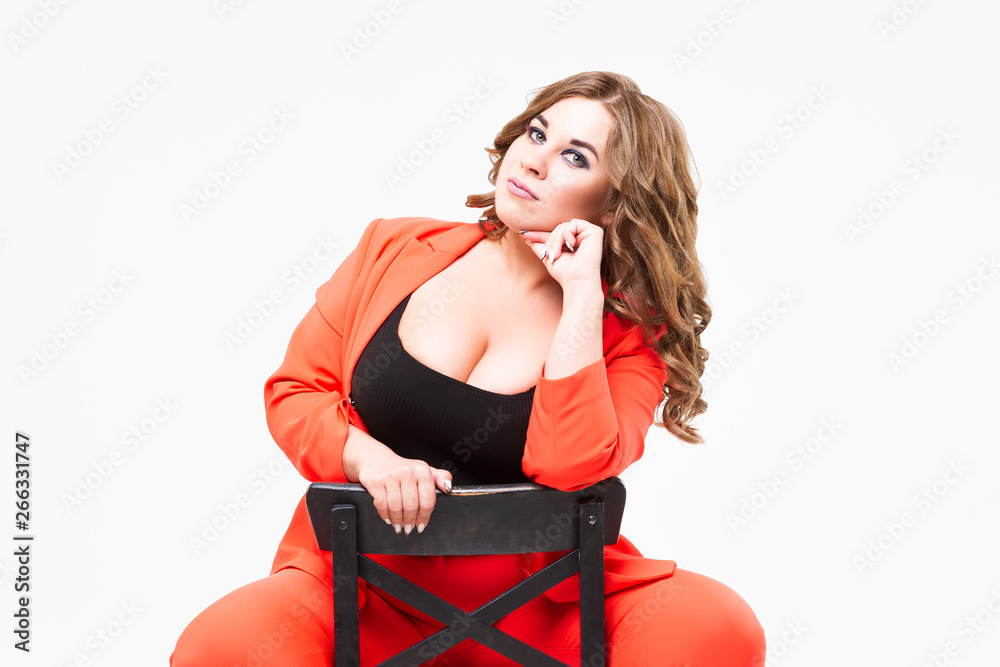 fat girl big boobs