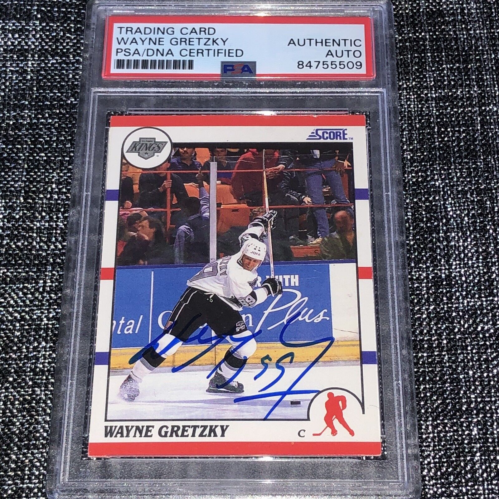 wayne gretzky autographed card