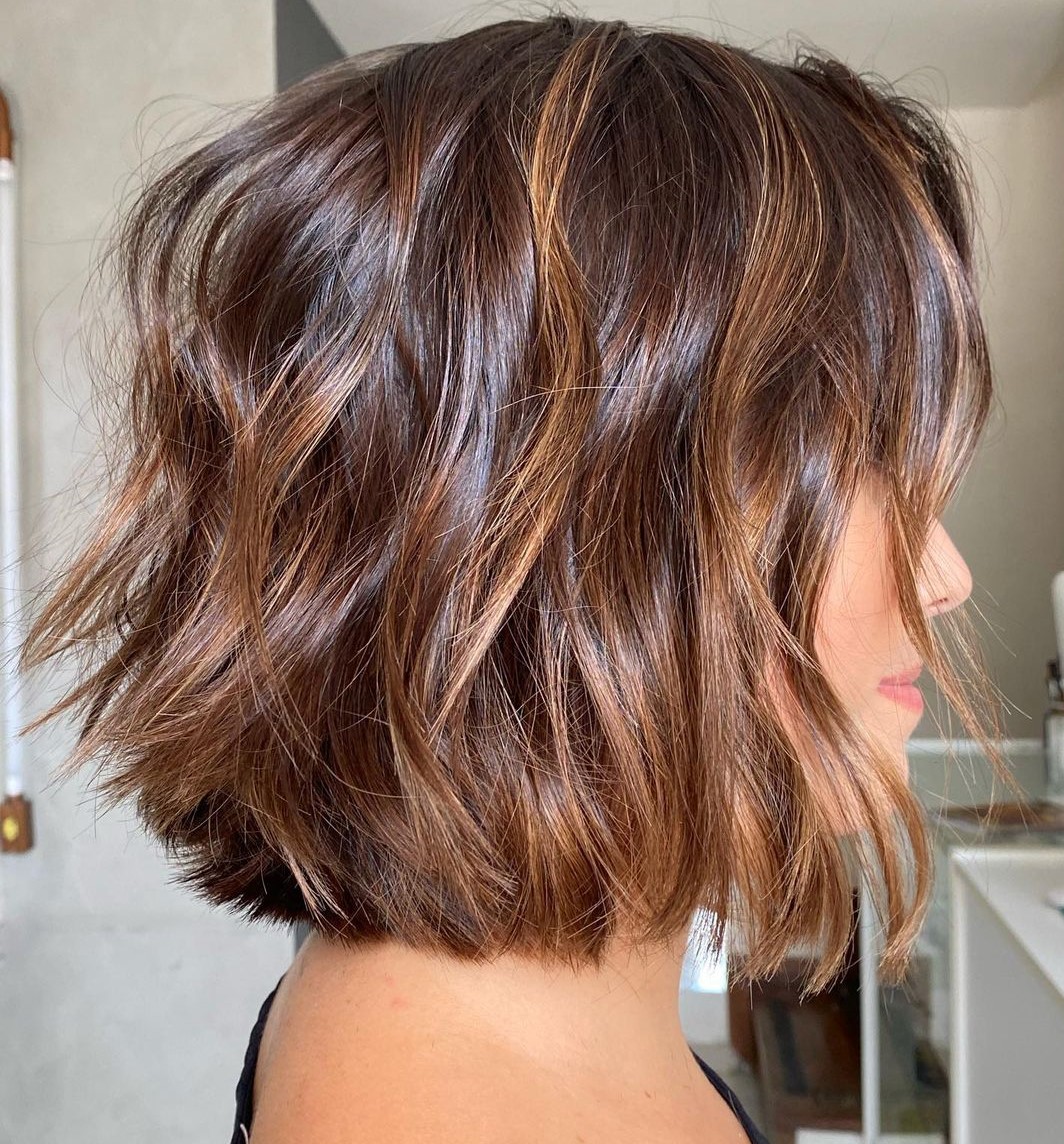 short hairstyles highlights lowlights