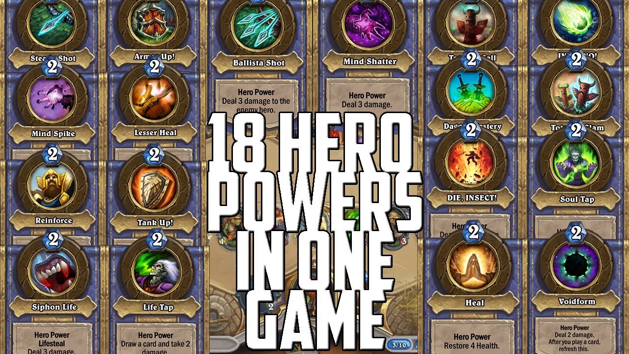 hearthstone new hero powers