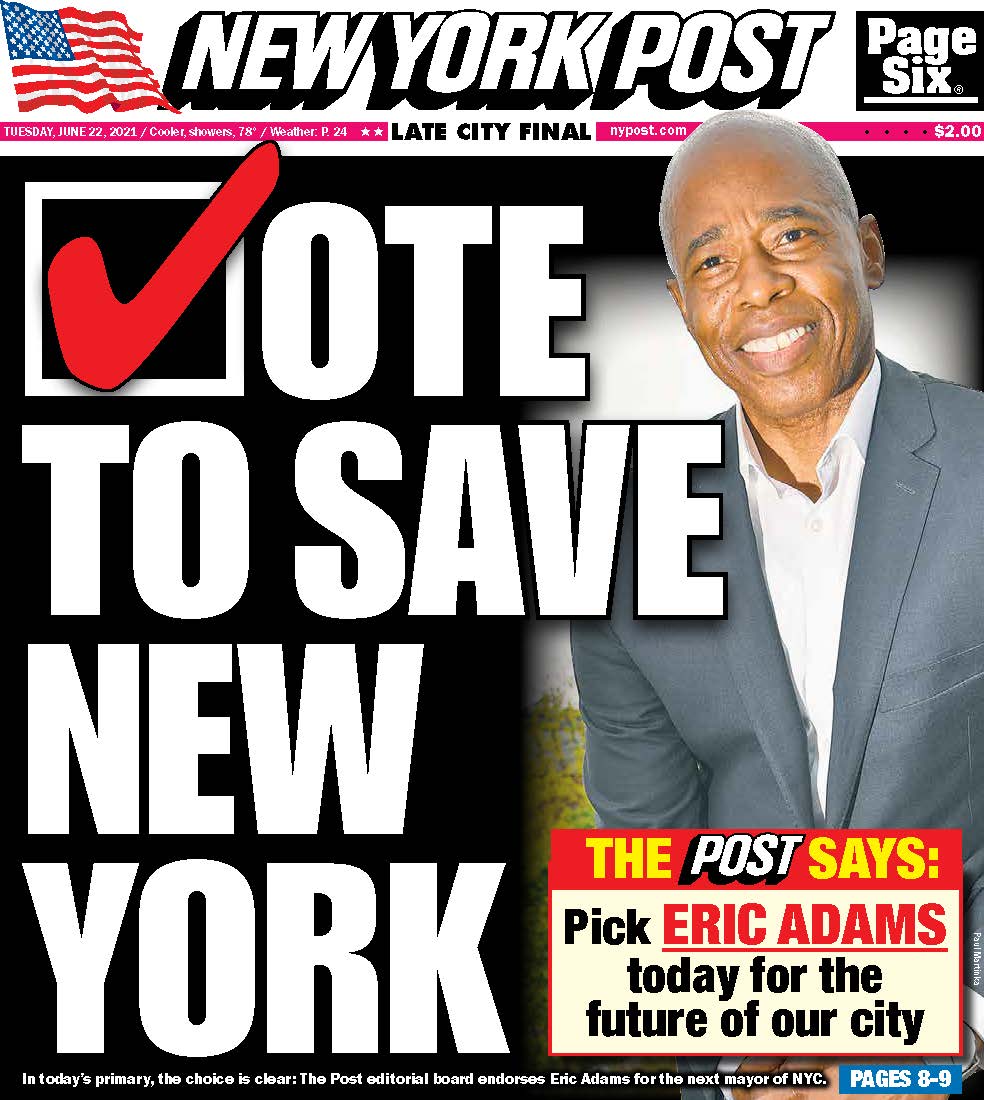 new york post today cover