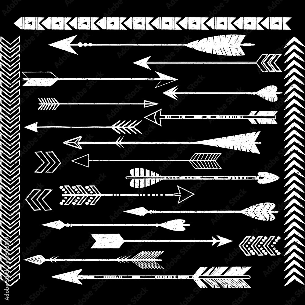 chalkboard arrow clipart