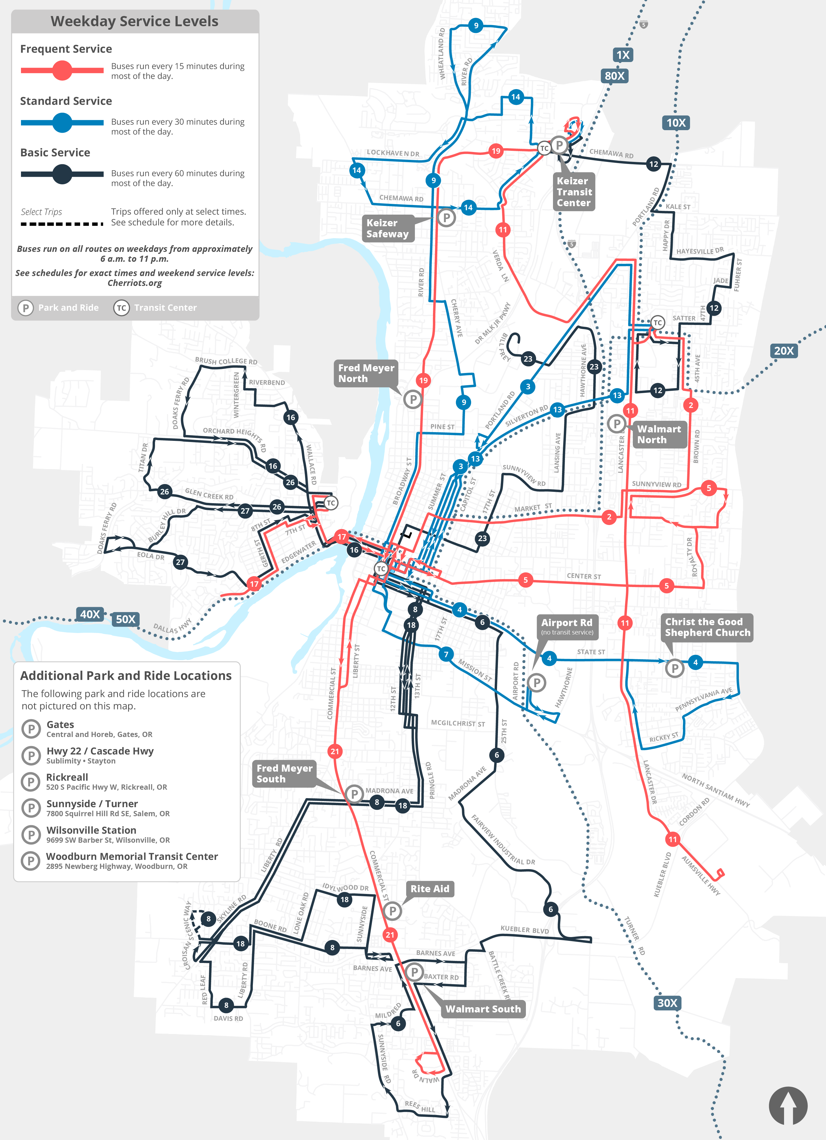 salem cherriots bus routes