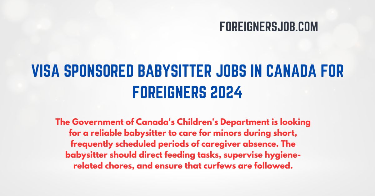 babysitting jobs canada