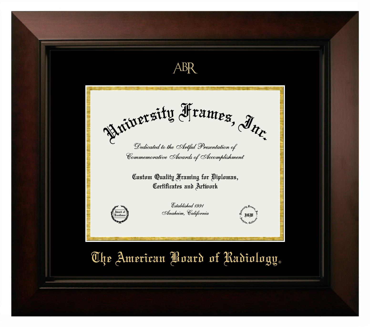 diplomate american board of radiology