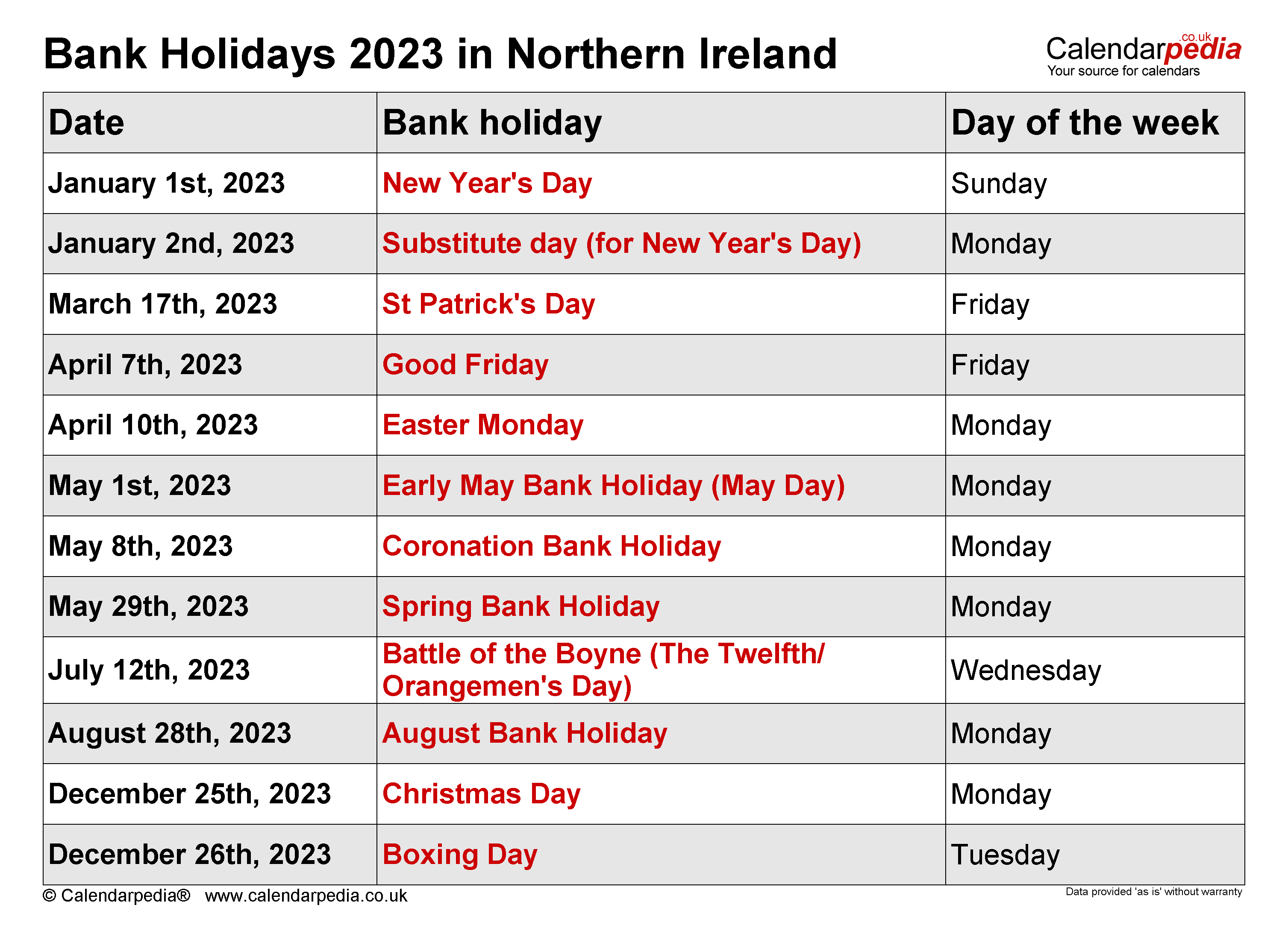 national holidays europe 2023