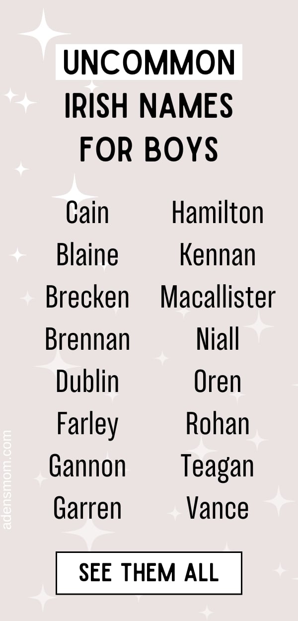 badass irish boy names