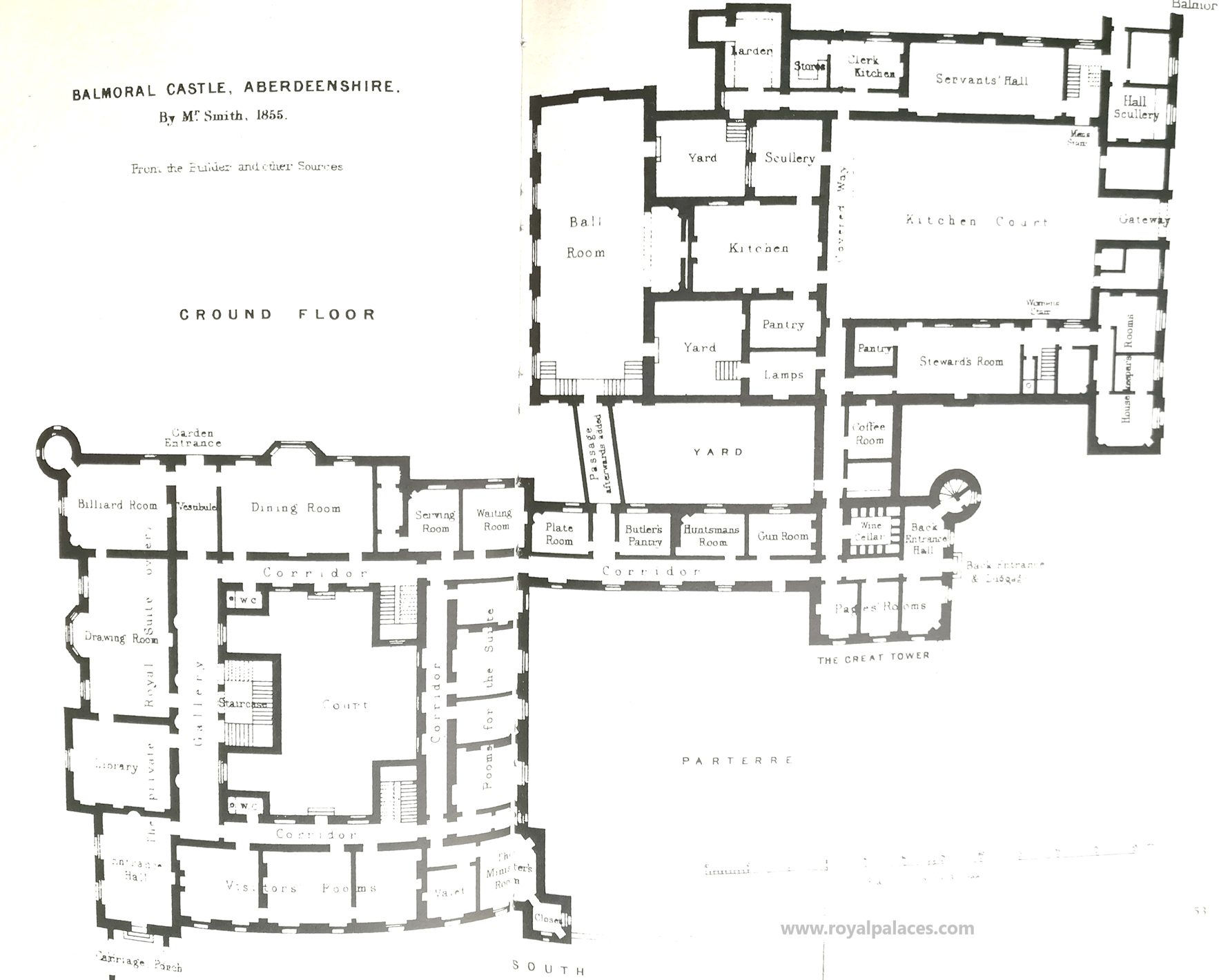 balmoral castle floor plan