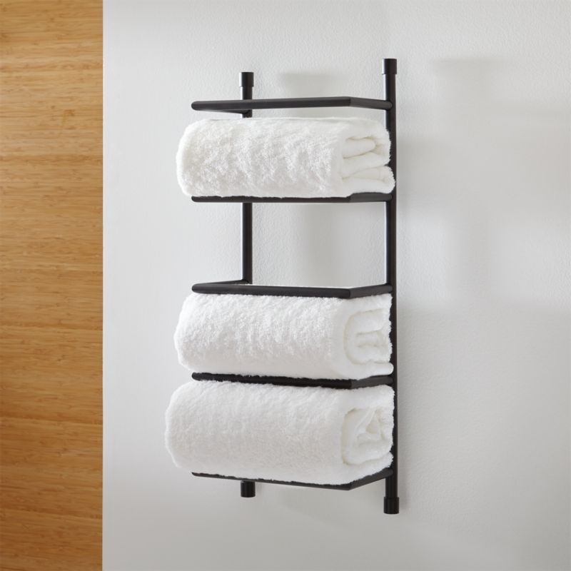 bath towel wall rack