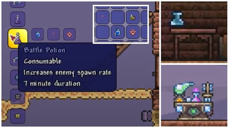 battle potion terraria