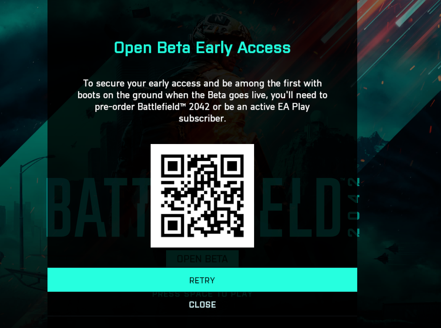 battlefield beta not working