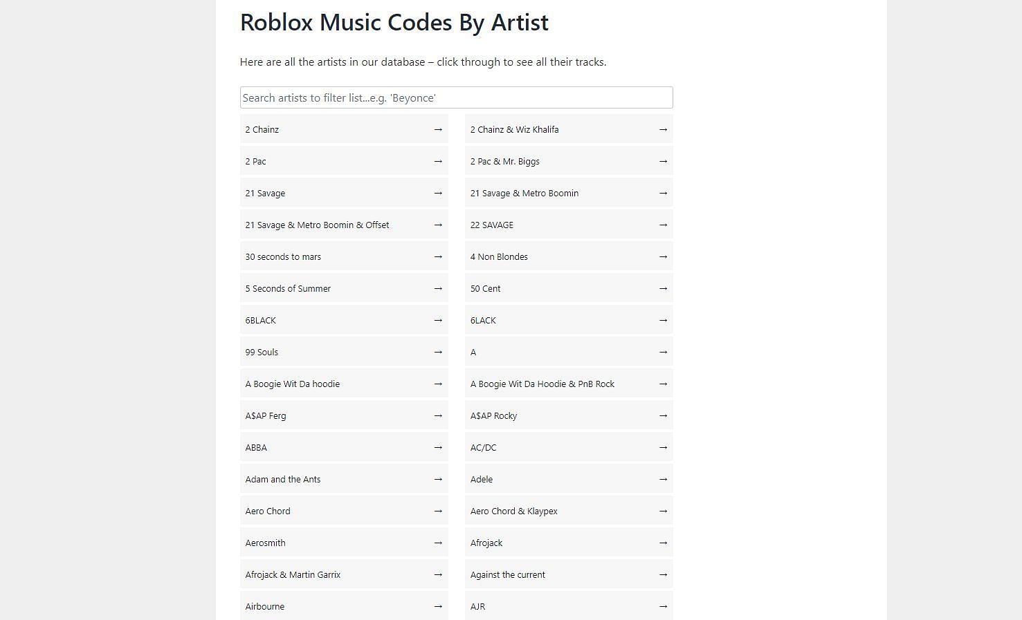 roblox id codes music