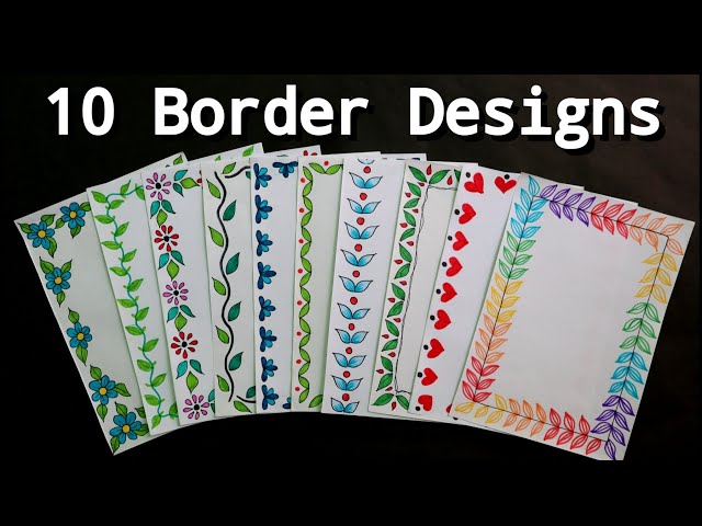 borderline design ideas