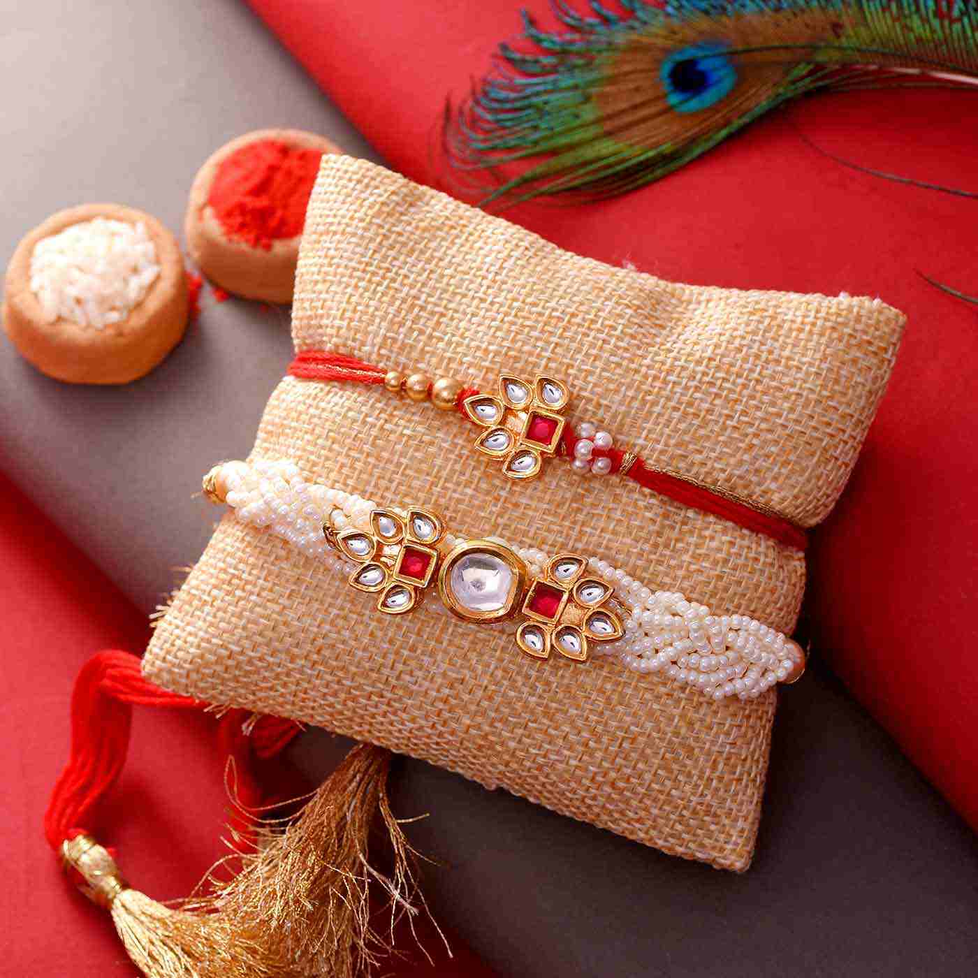 bhaiya bhabhi rakhi set