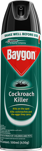 baygon cockroach killer spray