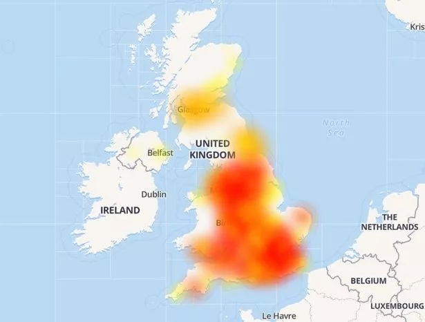 virgin media outage map