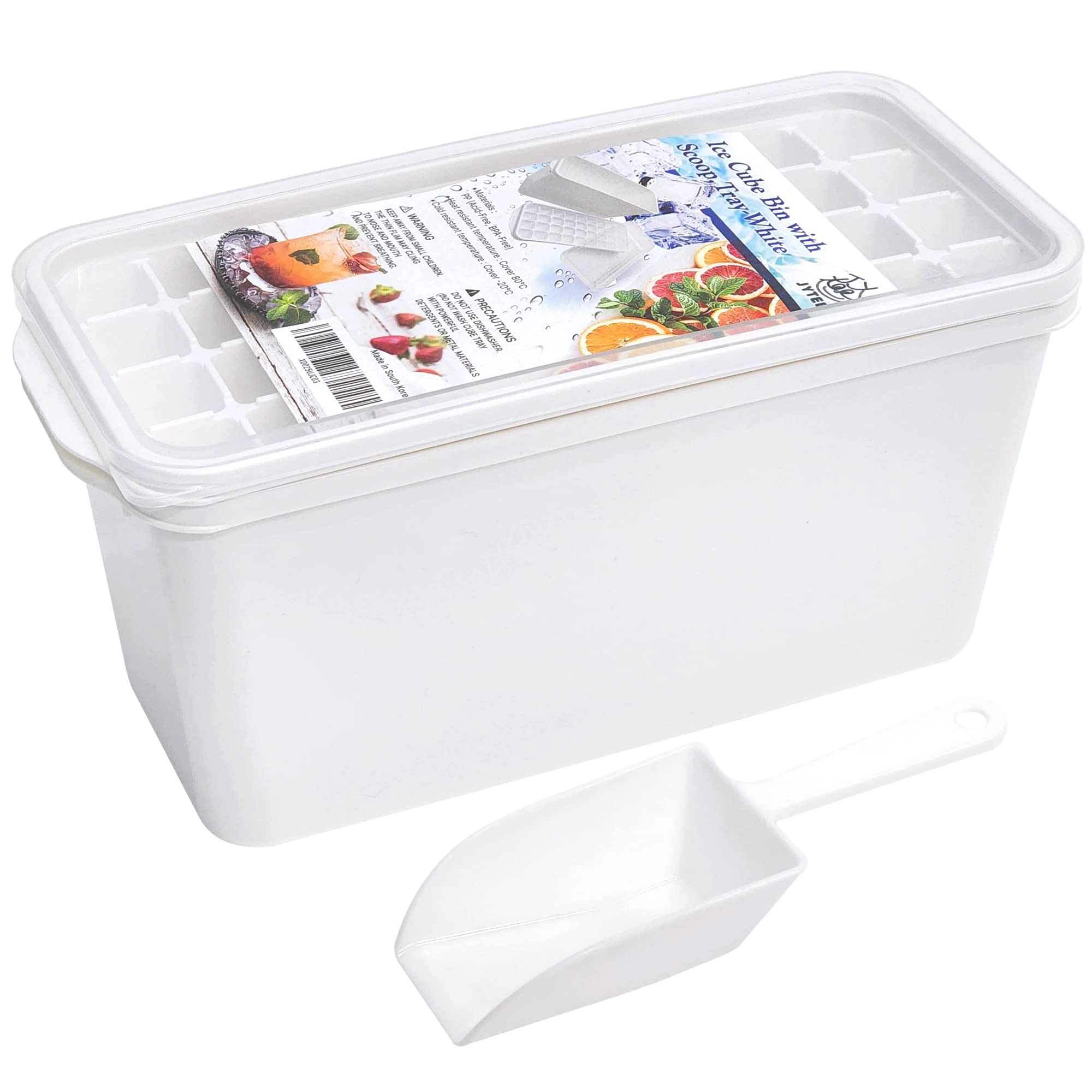 ice cube bin with lid for freezer