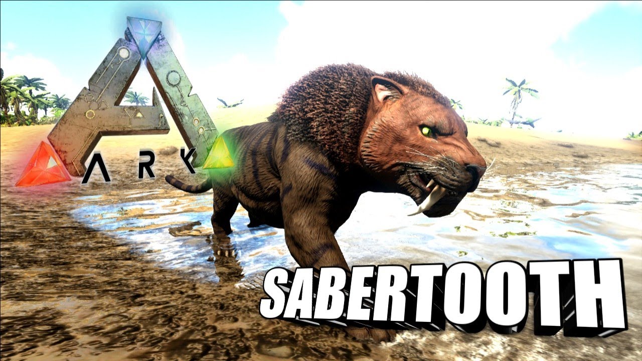 how to tame a sabertooth in ark