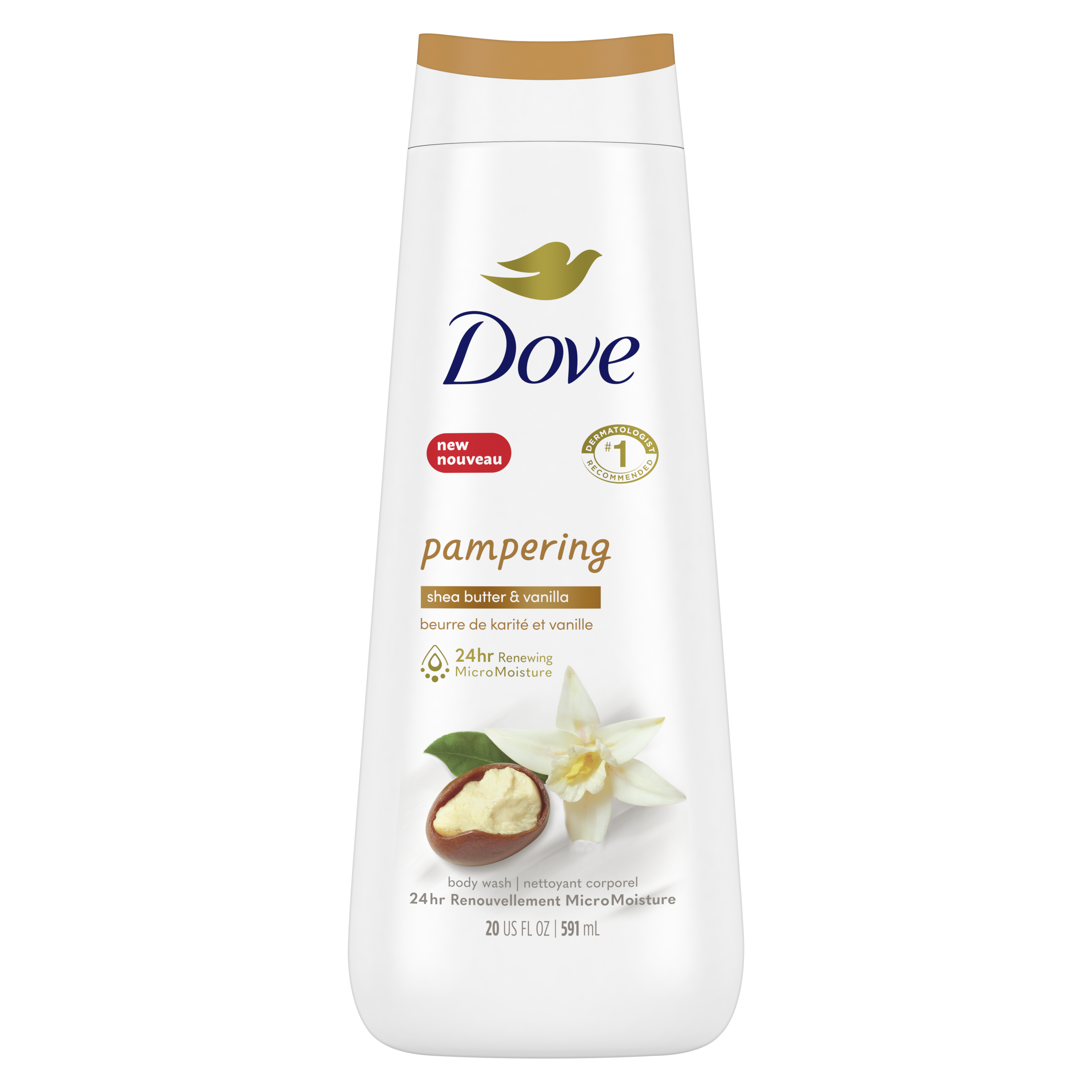 dove vanilla shower gel