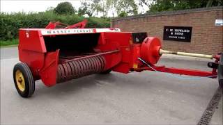 mf 124 baler