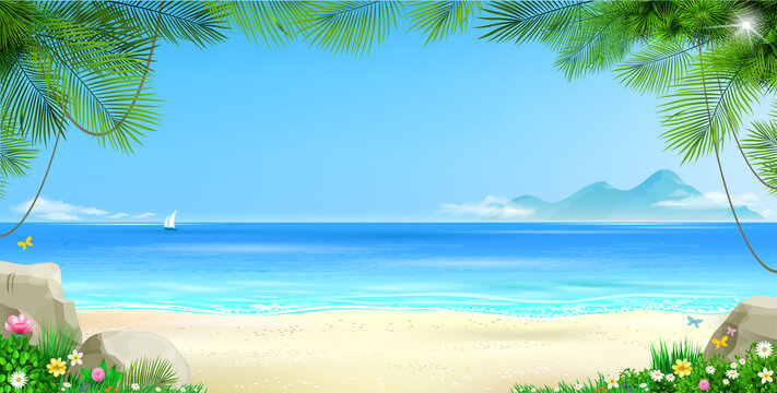 beachside clipart