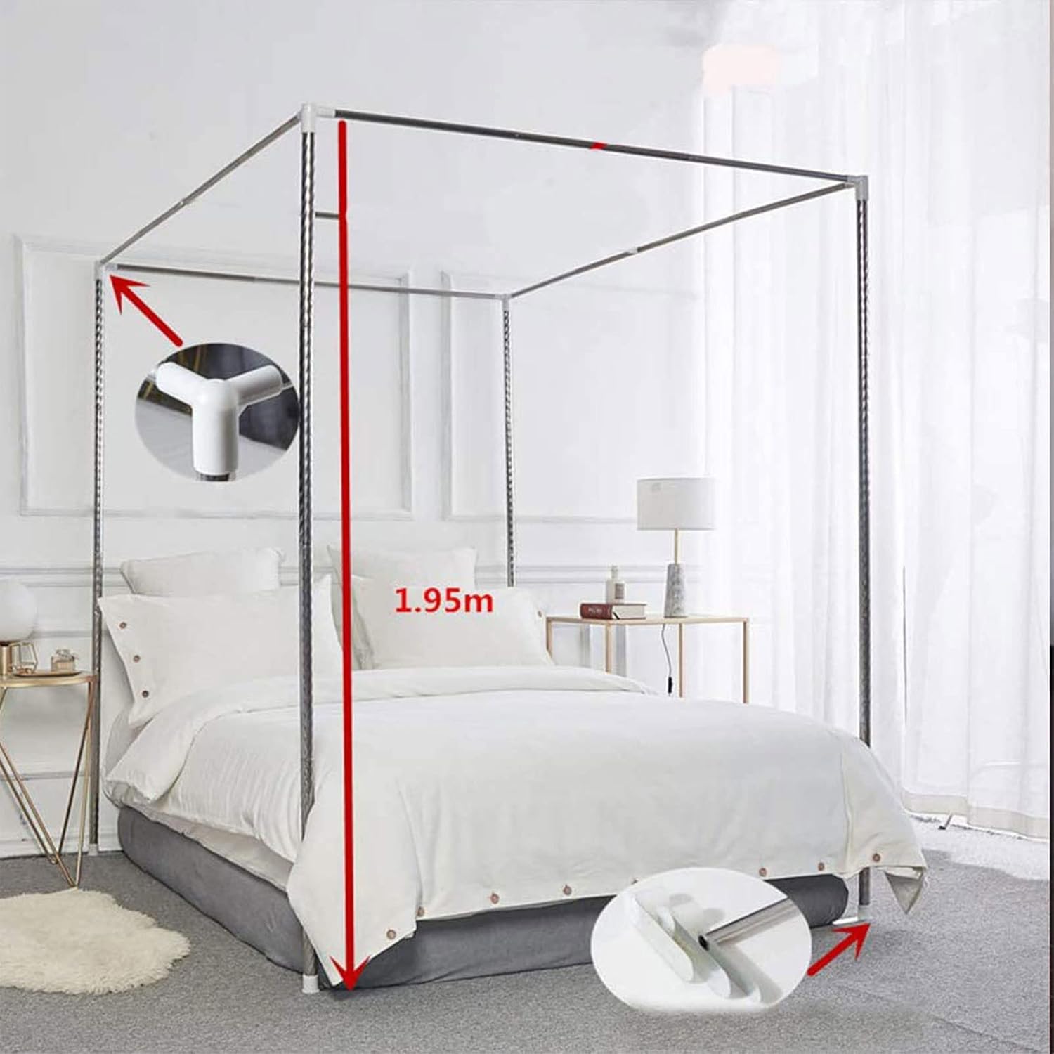 bed mosquito net stand