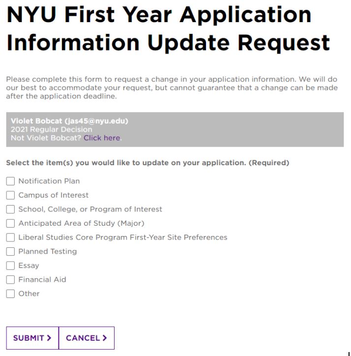 nyu job application status