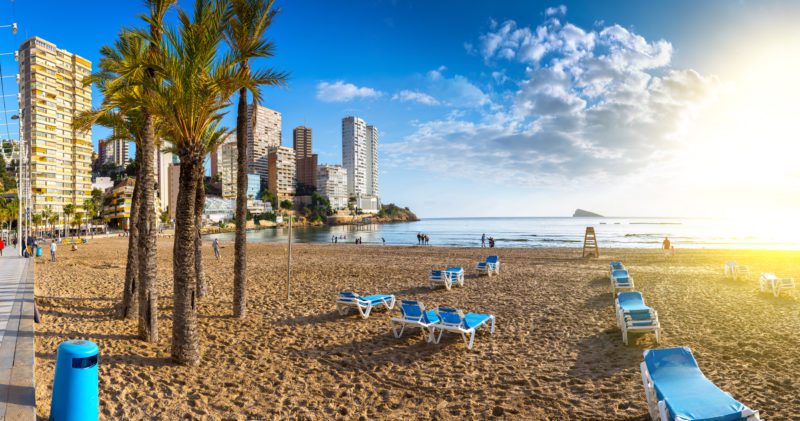 benidorm costa blanca weather in march