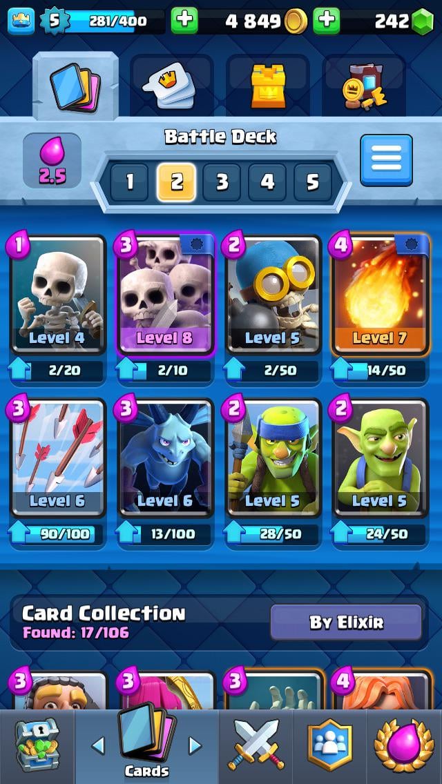 best arena 8 deck