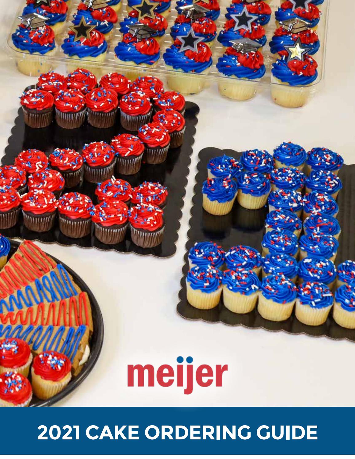 meijer custom cake catalog