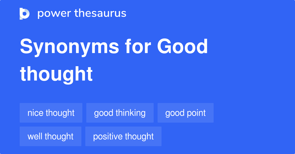 thesaurus for thought