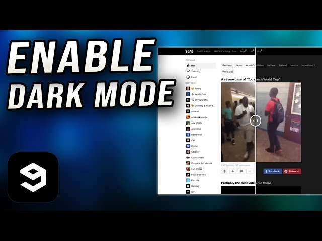 9gag dark mode