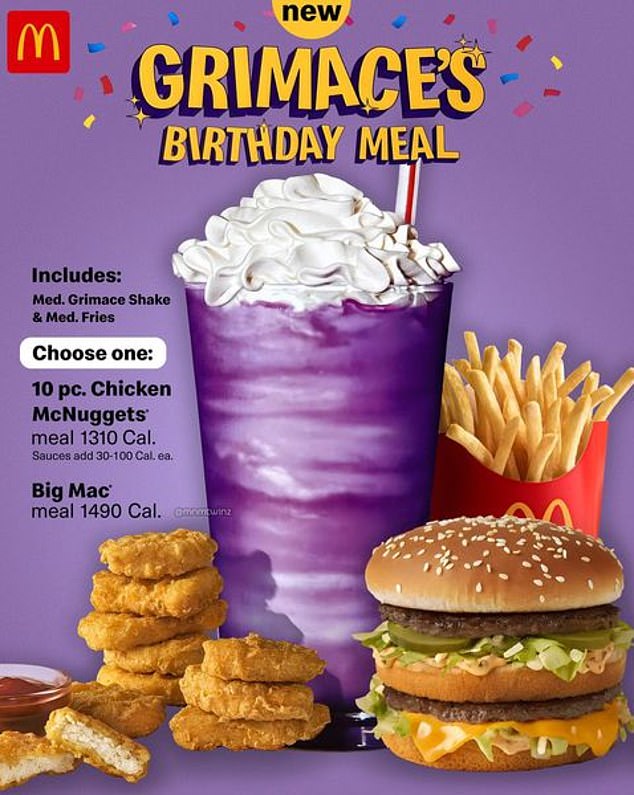 grimace meal uk