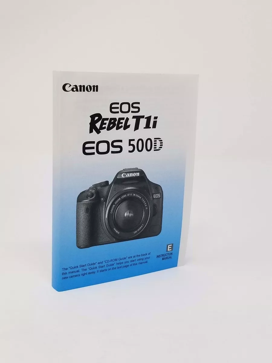 canon 500d user manual