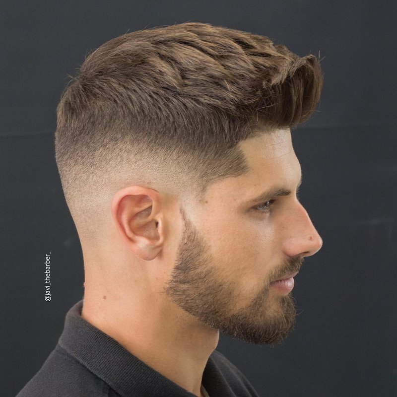 short hairstyles with fade